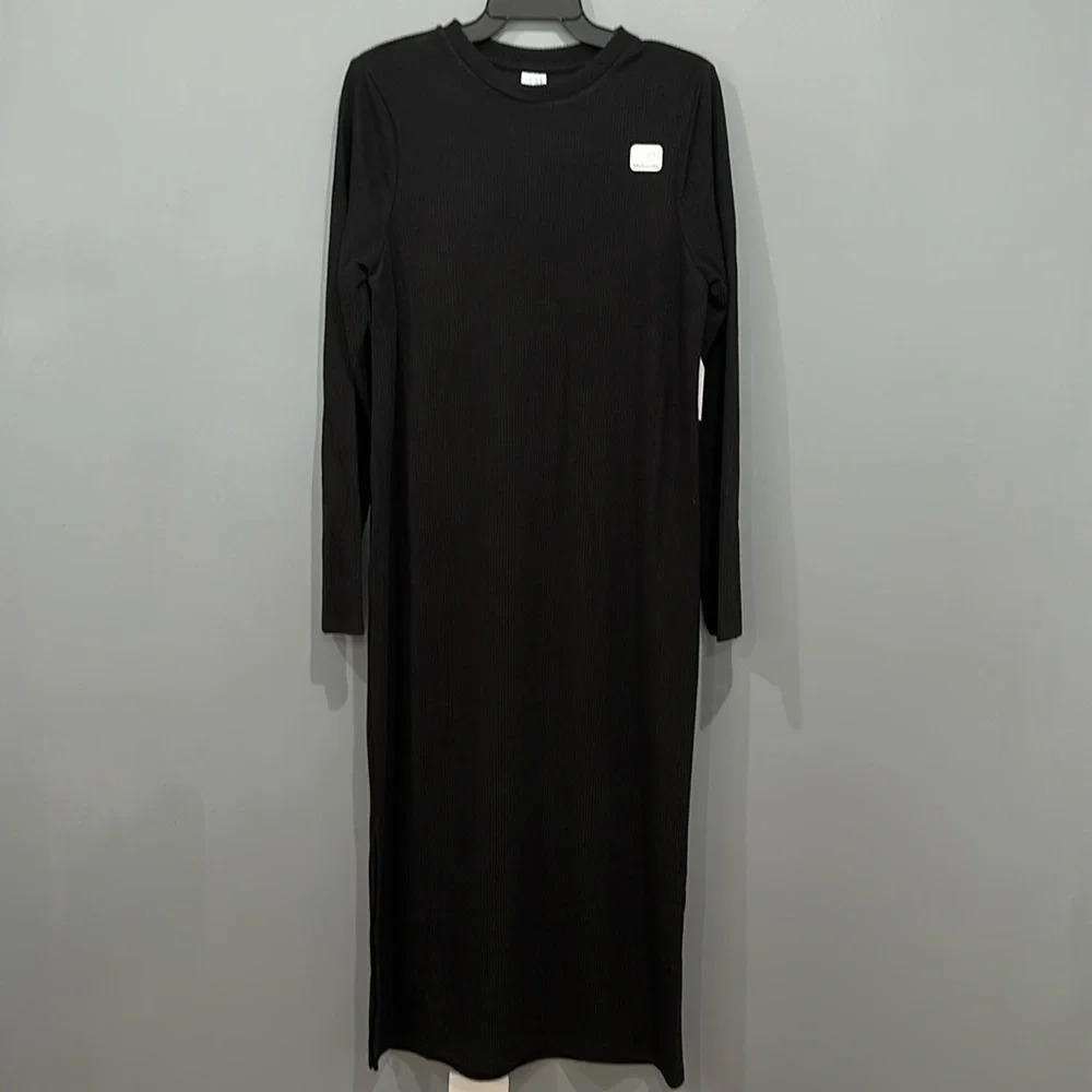 Women’s Ribbed Maternity Dress Size L